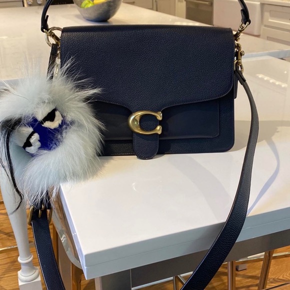 Coach tabby shoulder bag  excellent condition . Midnight navy - Picture 3 of 10